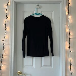 women’s black long sleeve - never worn